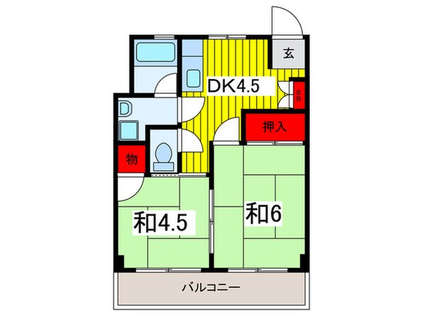 メゾン・ド森川ビルの物件間取画像